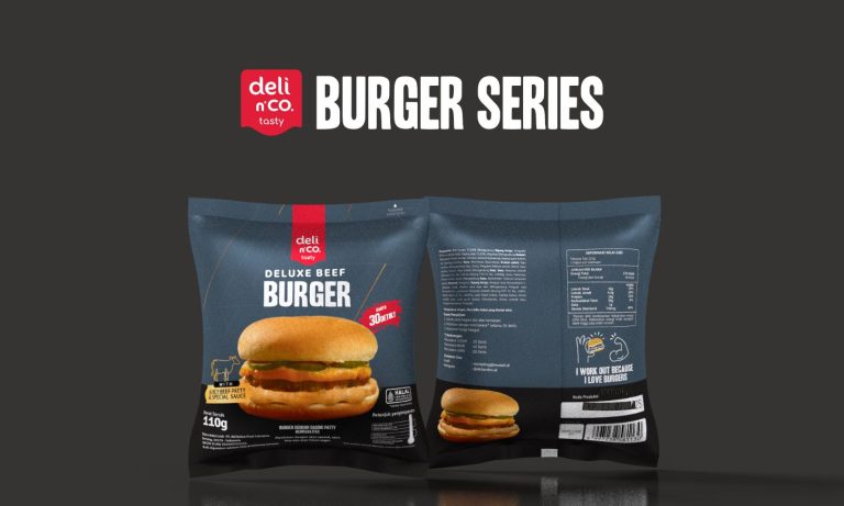 image of Deli n’co. Burger Series Packaging